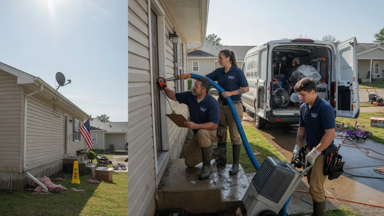 Ceiling Water Damage Restoration in Davenport, VA near me